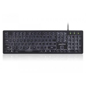 Klawiatura przewodowa Perixx PERIBOARD-317 podświetlana, czarna