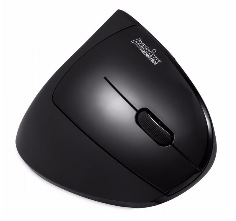 Mysz bezprzewodowa Perixx PERIMICE-713N optyczna wertykalna pionowa czarna - obrazek 5