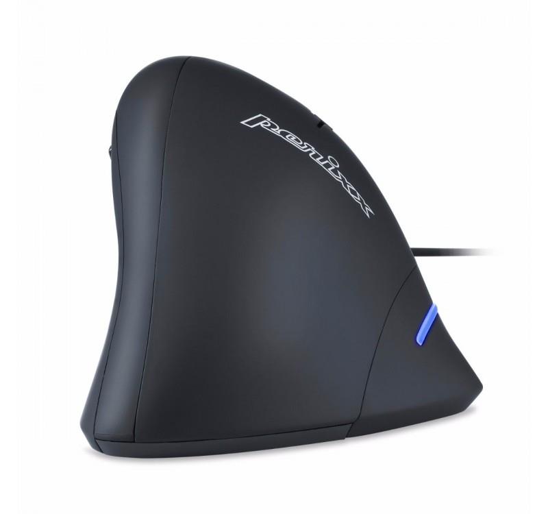 Mysz przewodowa Perixx PERIMICE-508 optyczna wertykalna pionowa czarna - obrazek 2