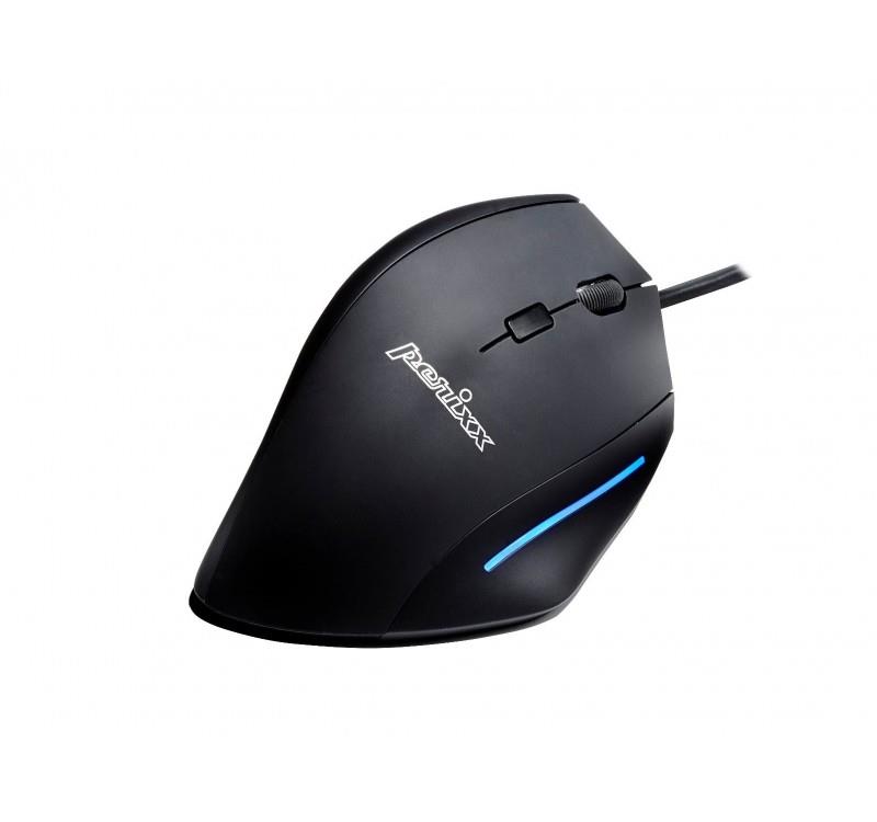 Mysz przewodowa Perixx PERIMICE-508 optyczna wertykalna pionowa czarna - obrazek 5