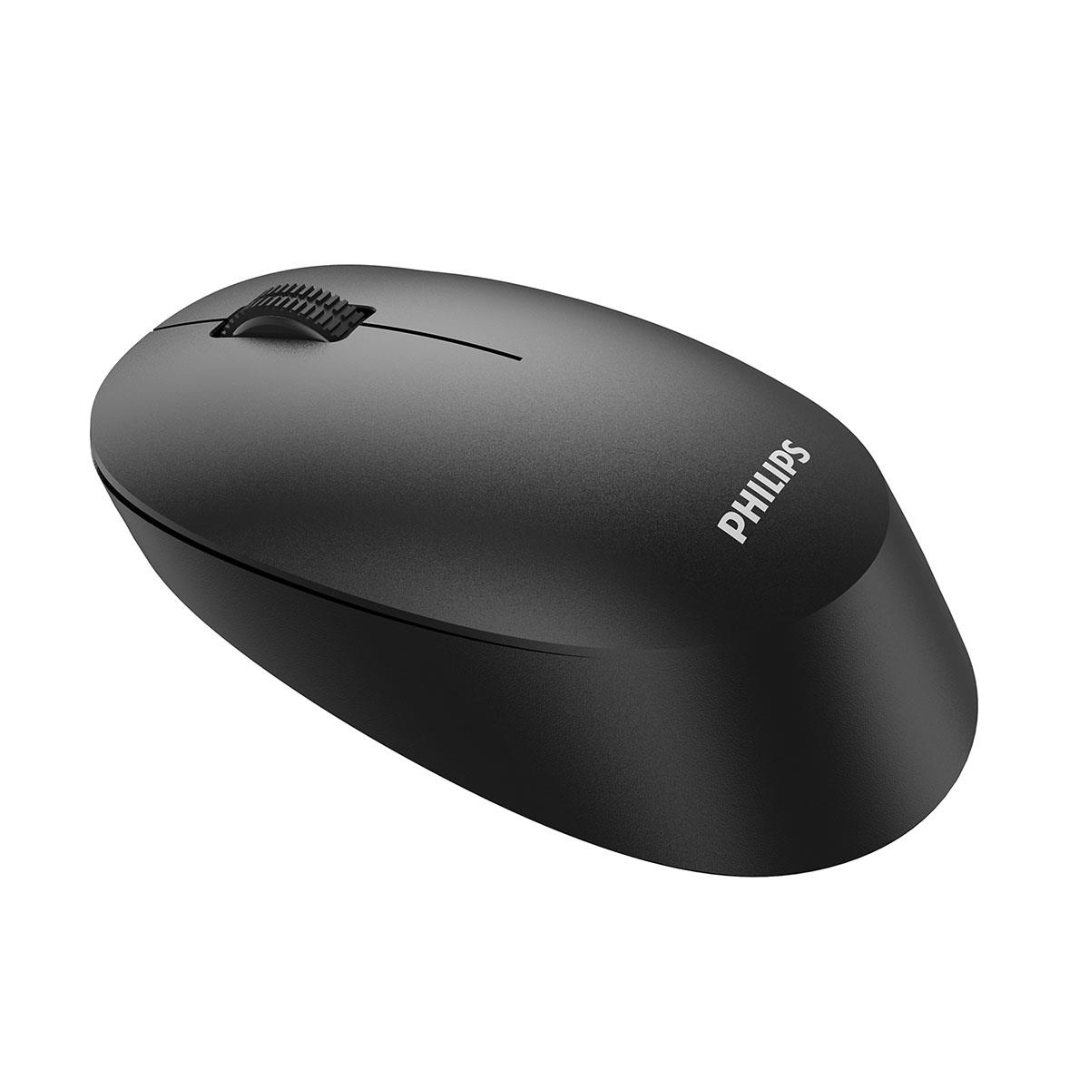 Mysz bezprzewodowa PHILIPS SPK7307BL/00 1600 DPI czarna - obrazek 2
