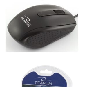 Mysz przewodowa Titanum 3D MARLIN TM110K optyczna czarno