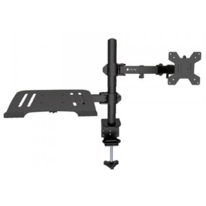 Uchwyt na monitor 13-32" i laptop 17" biurkowy obrotowy