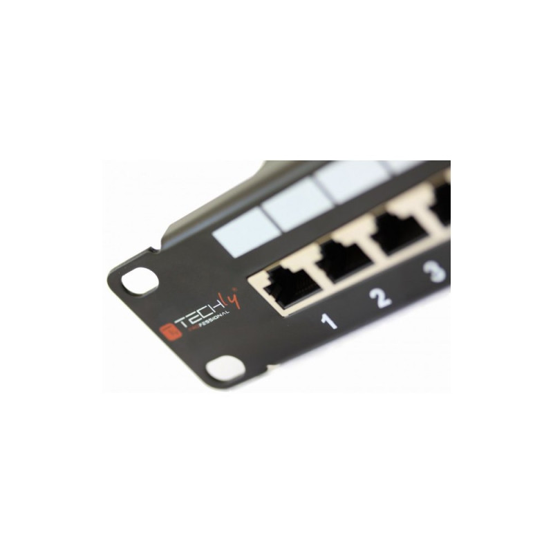 Patch panel 24 stp C6A czarny - obrazek 3