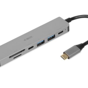 Stacja dokująca hub USB iBOX IUH3SL4K HDMI SD PD100W
