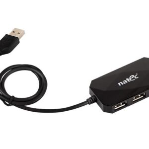 Hub USB Natec NHU-0647 LOCUST 4xUSB 2.0 czarny