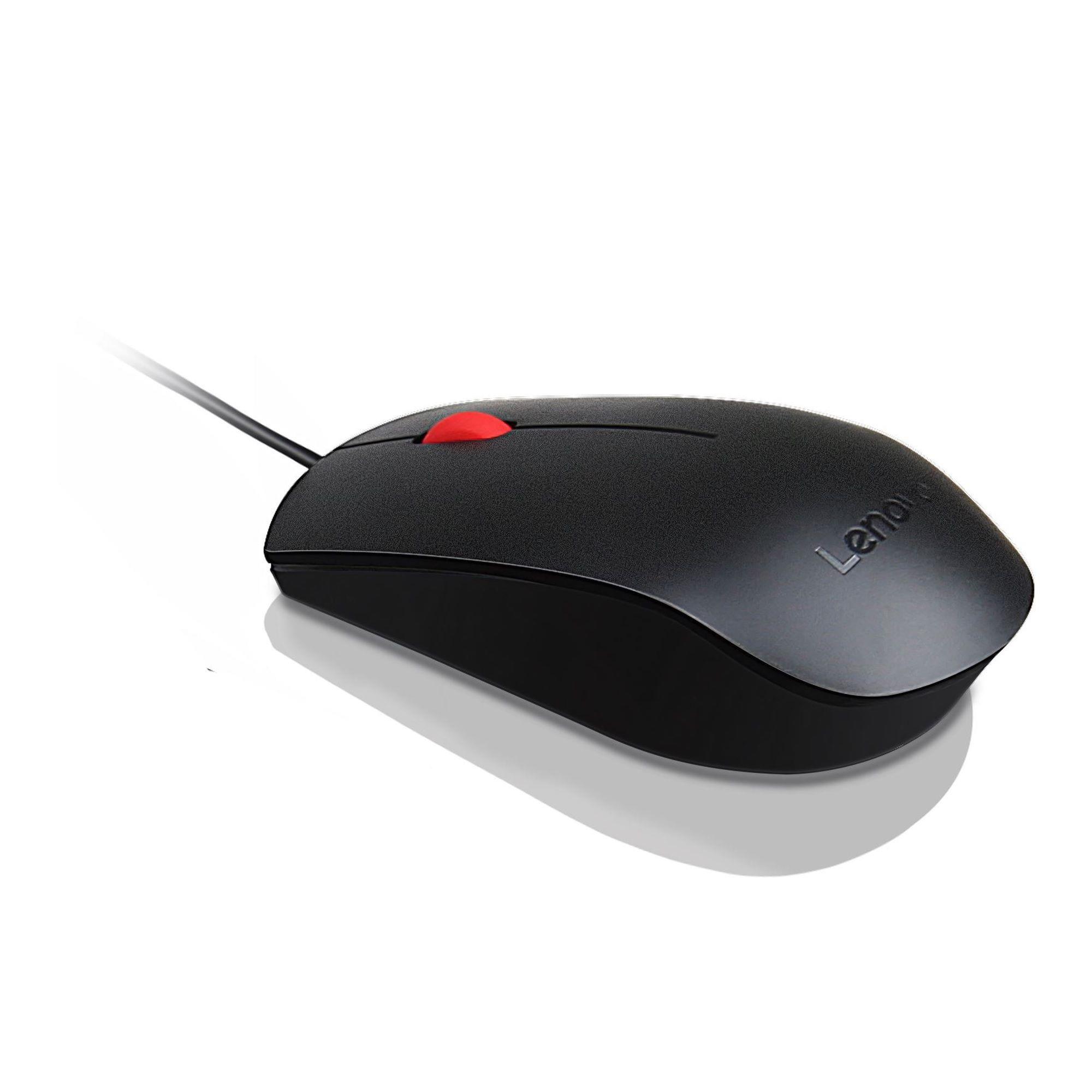 Mysz Lenovo Essential Optical USB optyczna 1600dpi czarna - obrazek 3