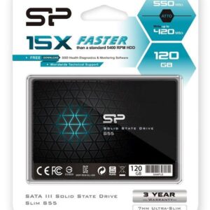 Dysk SSD Silicon Power S55 120GB 2.5" SATA3 (550/420 MB/s) 7mm