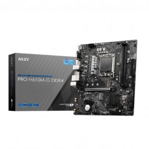 Płyta MSI PRO H610M-G DDR4/H610/DDR4/SATA3/M.2/USB3.0/PCIe4.0/s.1700/mATX