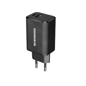 Riversong ładowarka sieciowa PowerKub G65 65W 1x USB 1x USB-C czarna AD96-EU