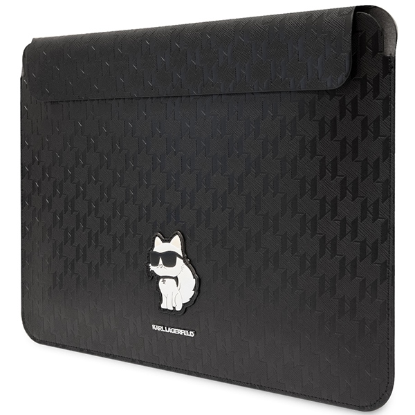 Karl Lagerfeld wsuwka KLCS16SAKHPCK 16” czarna Sleeve Mono Saffiano Choupette - obrazek 3