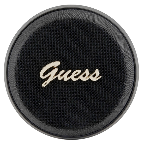 Guess głośnik Bluetooth GUWSC3ALSMK STAND MAGNETIC SCRIPT METAL czarny - obrazek 4