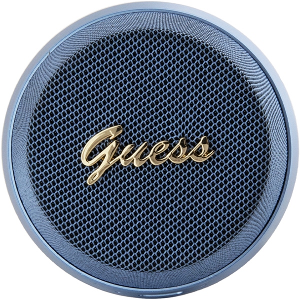 Guess głośnik Bluetooth GUWSC3ALSMB STAND MAGNETIC SCRIPT METAL niebieski - obrazek 4