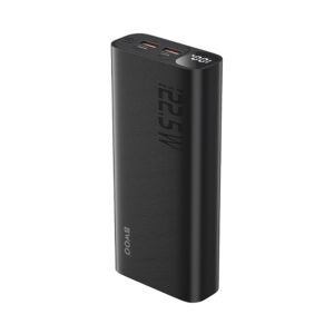BWOO Power bank 22,5W, 20000 mAh z wyświetlaczem LCD, czarny