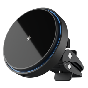 Proove Uchwyt Samochodowy z Ładowaniem Bezprzewodowym Light Circle 15W czarny