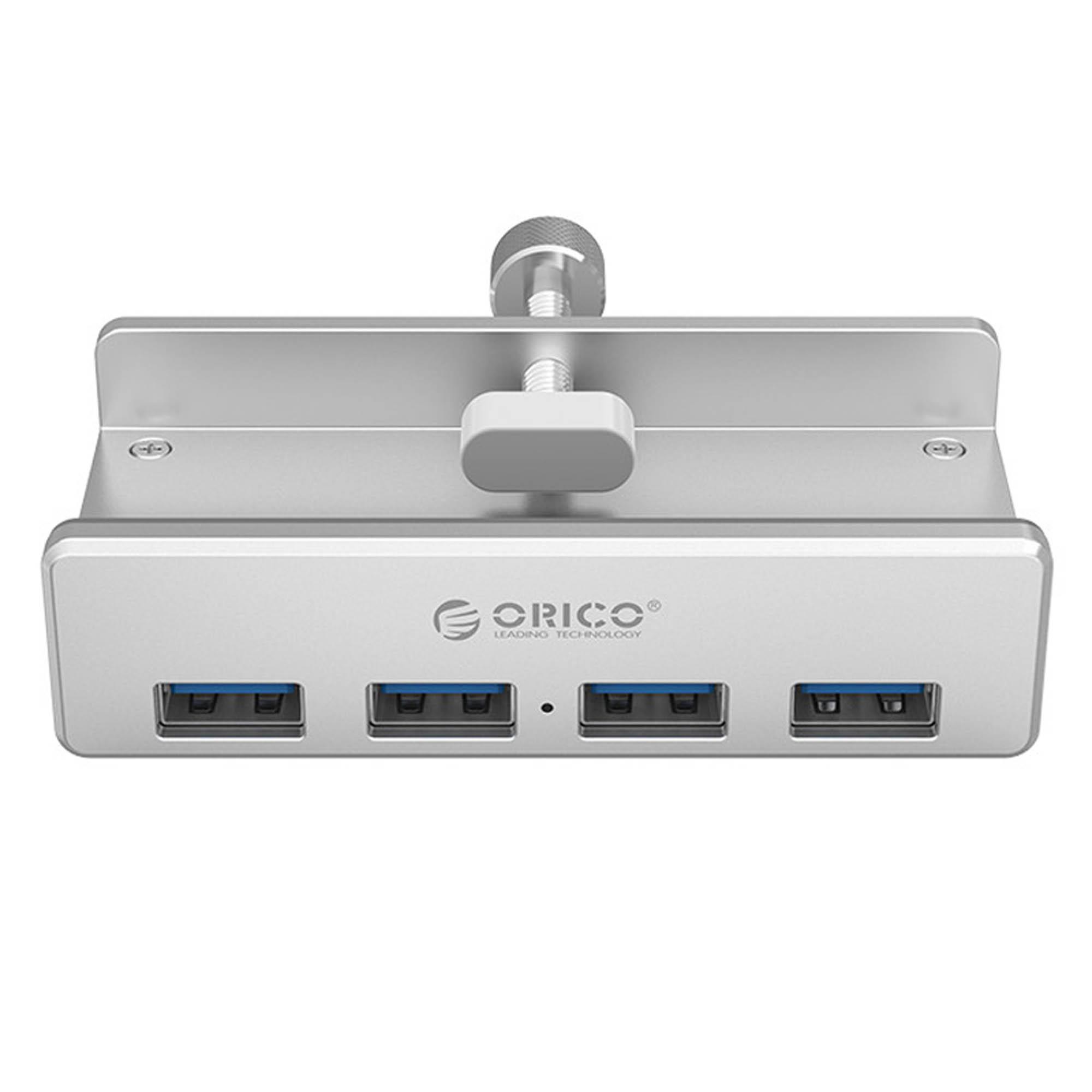 Hub USB Orico MH4PU-SV-BP przykręcany, 4 porty USB 3.1 Gen 1 - obrazek 3