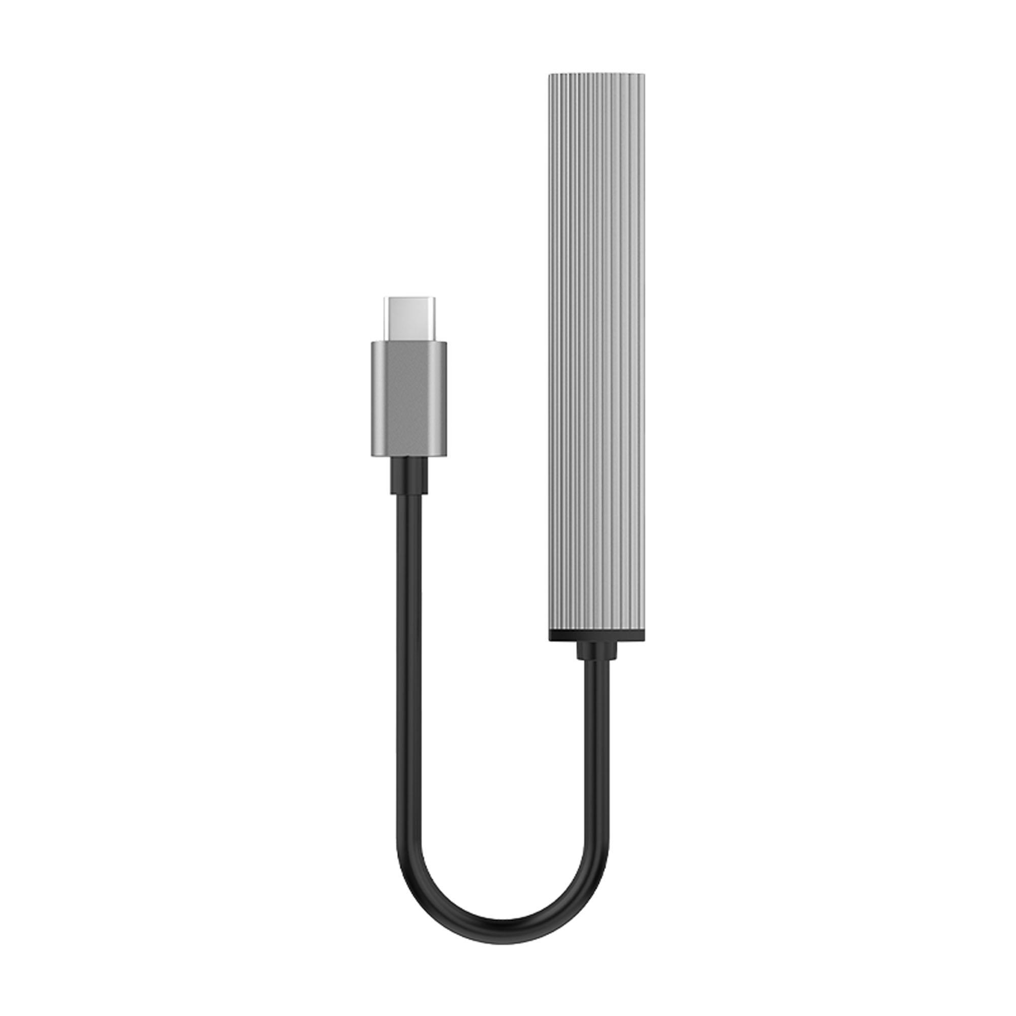 Hub USB-C Orico AH-13-GY-BP 4xUSB-A 3.1 Gen1, 5Gbps, alu - obrazek 6
