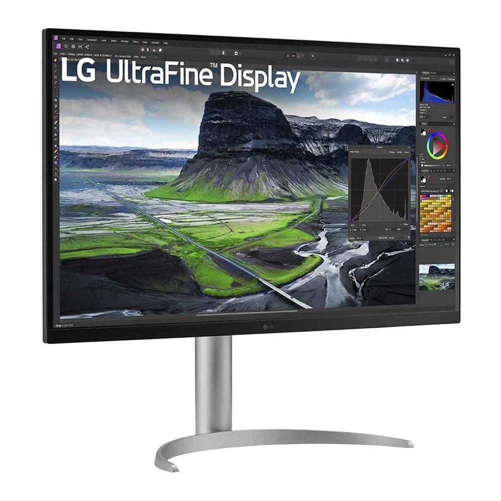 Monitor LG 31,5" UltraFine 32UQ850V-W 4K UHD 2xHDMI DP 4xUSB głośniki - obrazek 3