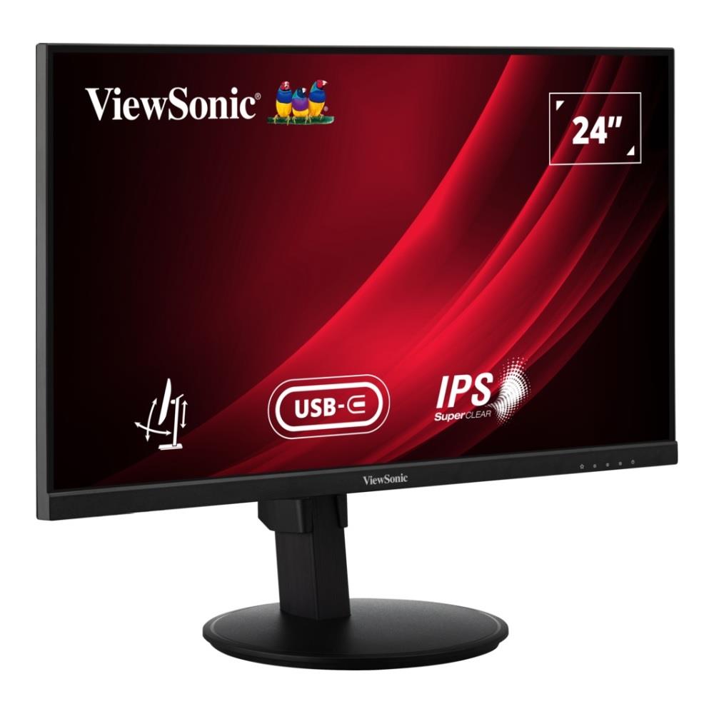 Monitor ViewSonic 23,8" VG2409-MHDU-2 Ergonomic Monitor IPS FHD 100Hz HDMI DP HUB USB głośniki - obrazek 2