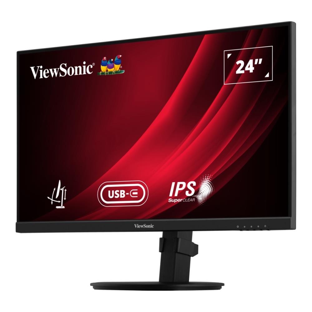 Monitor ViewSonic 23,8" VG2409-MHDU-2 Ergonomic Monitor IPS FHD 100Hz HDMI DP HUB USB głośniki - obrazek 3