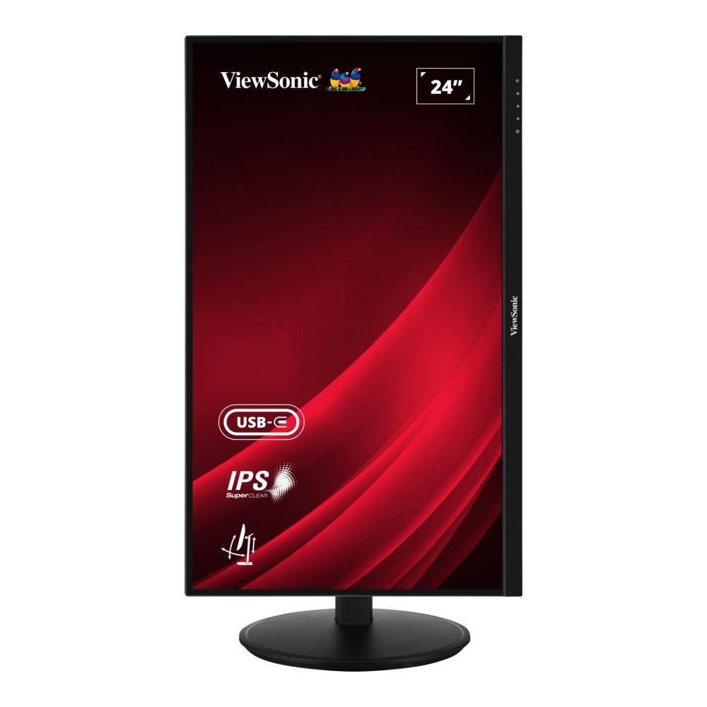 Monitor ViewSonic 23,8" VG2409-MHDU-2 Ergonomic Monitor IPS FHD 100Hz HDMI DP HUB USB głośniki - obrazek 4