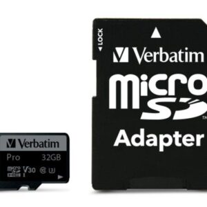 Karta pamięci MicroSDHC Verbatim 32GB Class 10 UHS-1 + adapter SD