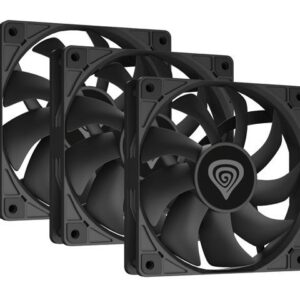 Zestaw 3 wentylatorów do zasilacza/obudowy Genesis Oxal 120 czarny