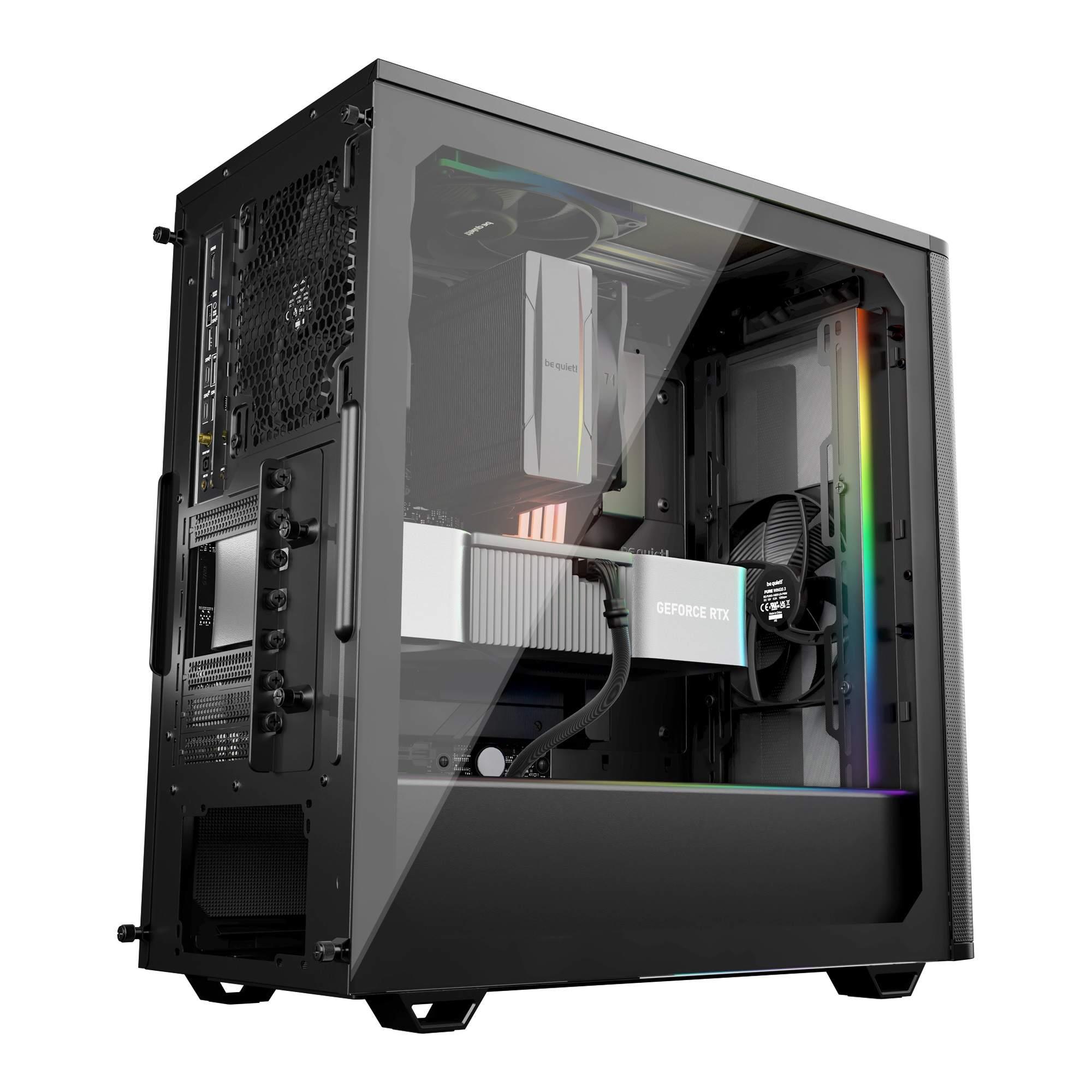 Obudowa be quiet! Pure Base 501 DX Black ATX Midi ARGB z oknem bez zasilacza - obrazek 4