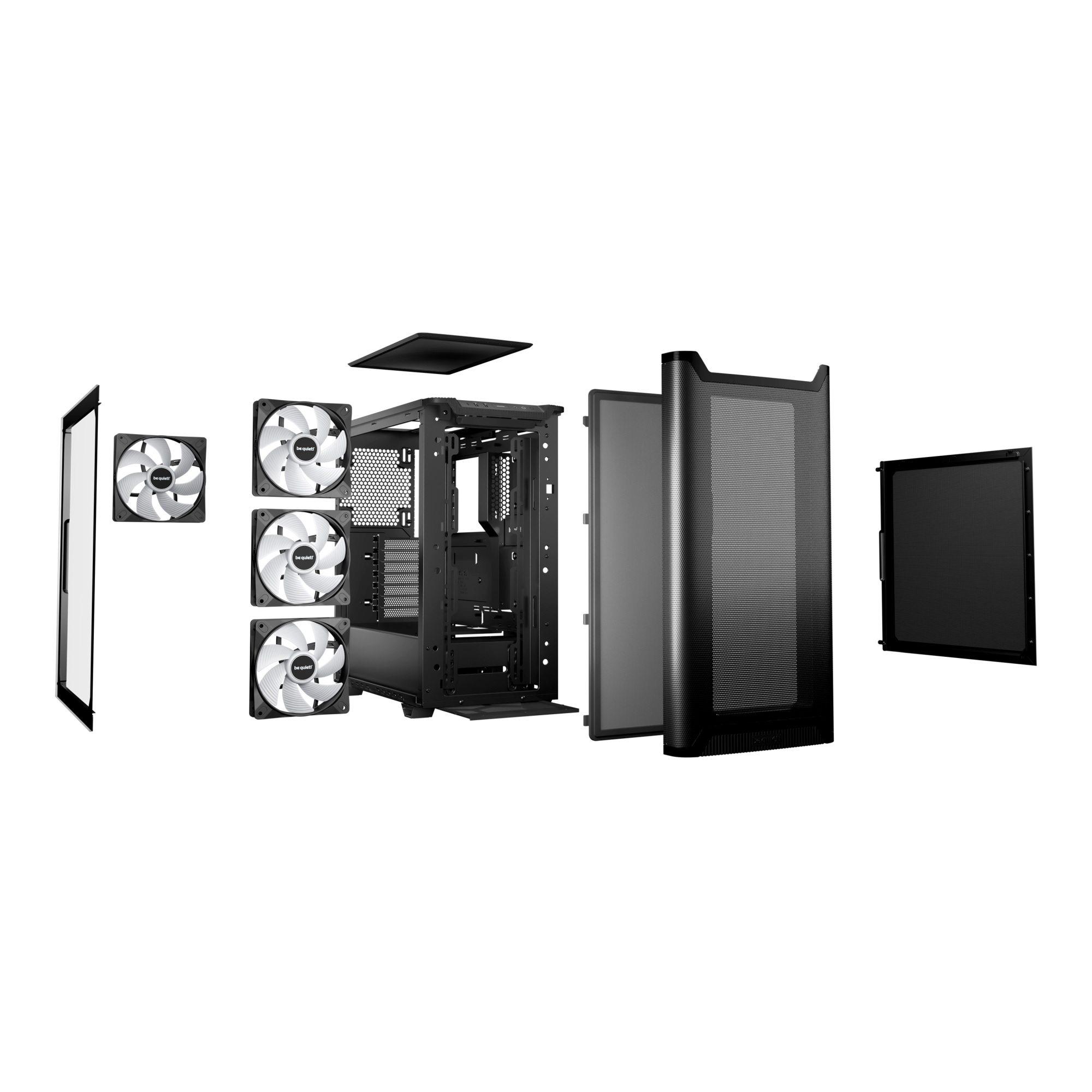 Obudowa be quiet! Pure Base 501 DX Black ATX Midi ARGB z oknem bez zasilacza - obrazek 7