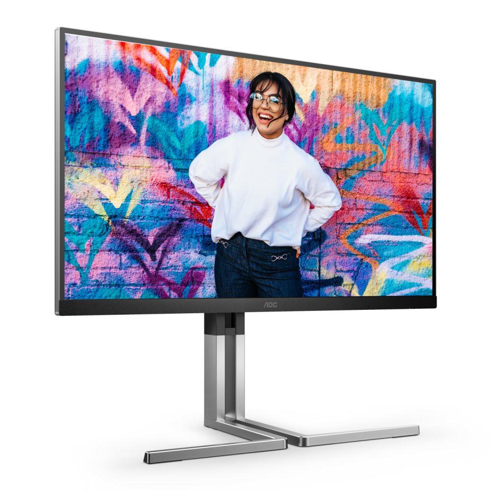 Monitor AOC 27" Graphic Pro Q27U3CV HDMI DP 6xUSB RJ-45 głośniki - obrazek 2