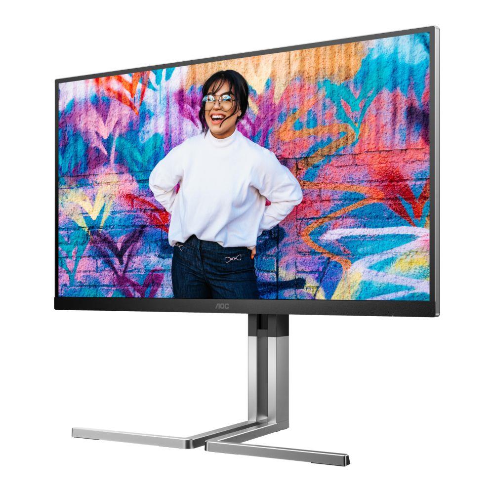 Monitor AOC 27" Graphic Pro Q27U3CV HDMI DP 6xUSB RJ-45 głośniki - obrazek 3