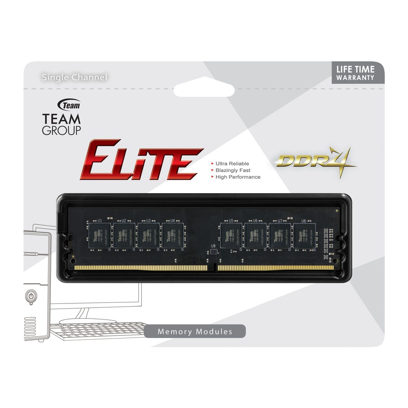 Pamięć DDR4 Team Group Elite 16GB (1x16GB) 3200MHz CL22 1,2V - obrazek 3