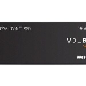 Dysk SSD WD Black SN770 500GB M.2 2280 PCIe NVMe (5000/4000 MB/s) WDS500G3X0E