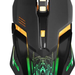 Mysz bezprzewodowa Defender TRIGGER GM-934 optyczna 3200dpi czarna LED AKUMULATOR 6 przycisków Gaming