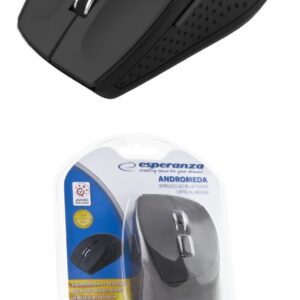Mysz bezprzewodowa Esperanza ANDROMEDA EM123K optyczna czarna