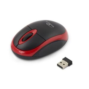 Mysz bezprzewodowa Titanum 3D Vulture optyczna 2.4 GHz czarno-czerwona