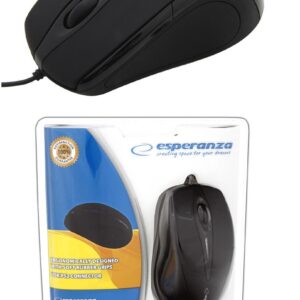 Mysz przewodowa Esperanza SIRIUS EM102K optyczna czarna