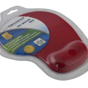 Podkładka pod mysz Esperanza EA137R żelowa czerwona