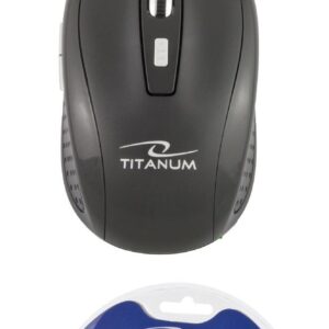 Mysz bezprzewodowa Titanum 6D SNAPPER TM105K optyczna 2,4GHz czarna