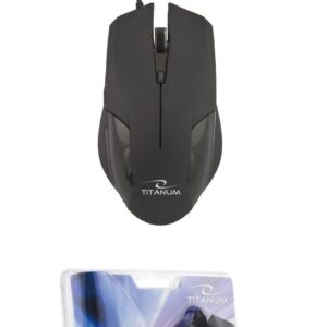 Mysz przewodowa Titanum 6D GOBLIN TM106 optyczna czarna