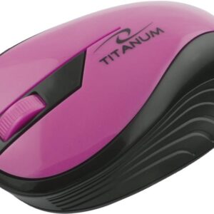 Mysz bezprzewodowa Titanum RAINBOW TM114P optyczna różowa