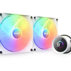 Chłodzenie wodne NZXT Kraken 280 RGB LCD białe