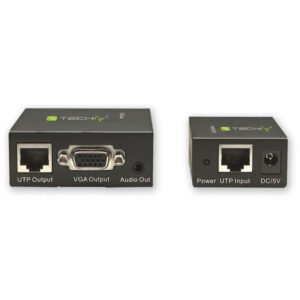 Extender VGA 1080p60Hz do 100m po skrętce Kat5e audio