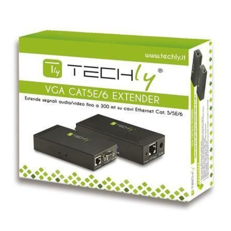 Extender VGA 1080p60Hz do 100m po skrętce Kat5e audio - obrazek 3