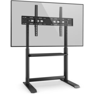 Stojak podłogowy TV 60-86" do 68kg regulowany z półką AV