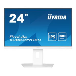 Monitor iiyama 23,8" ProLite XUB2497HSN-W1 IPS FHD 100Hz HDMI 2xDP HUB RJ-45 głośniki