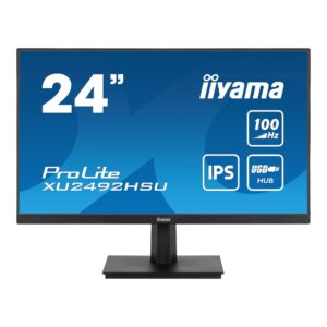Monitor iiyama 23,8" ProLite XU2492HSU-B6 IPS FHD 100Hz HDMI DP HUB głośniki