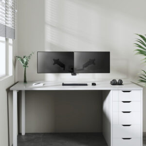 Uchwyt ścienny do 2x TV 17-32" LED/LCD 8kg obrotowy gazowy