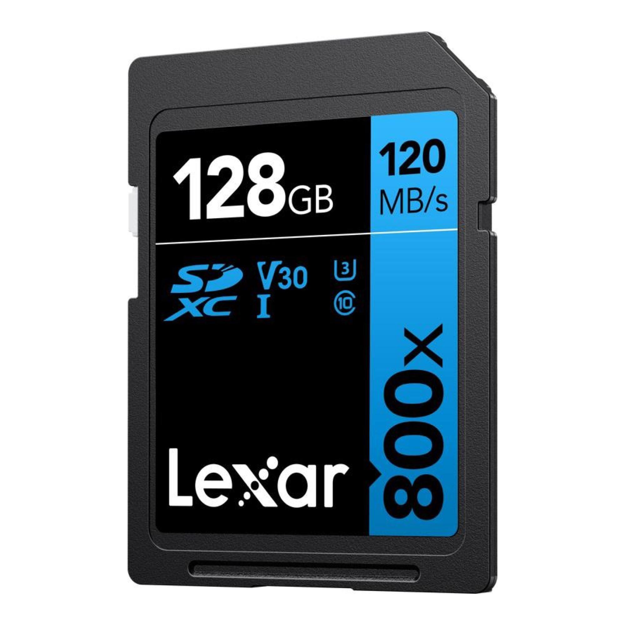 Karta pamięci Lexar SDXC 800x Professional 128GB V30 UHS-I U3 120/45MB/s - obrazek 2
