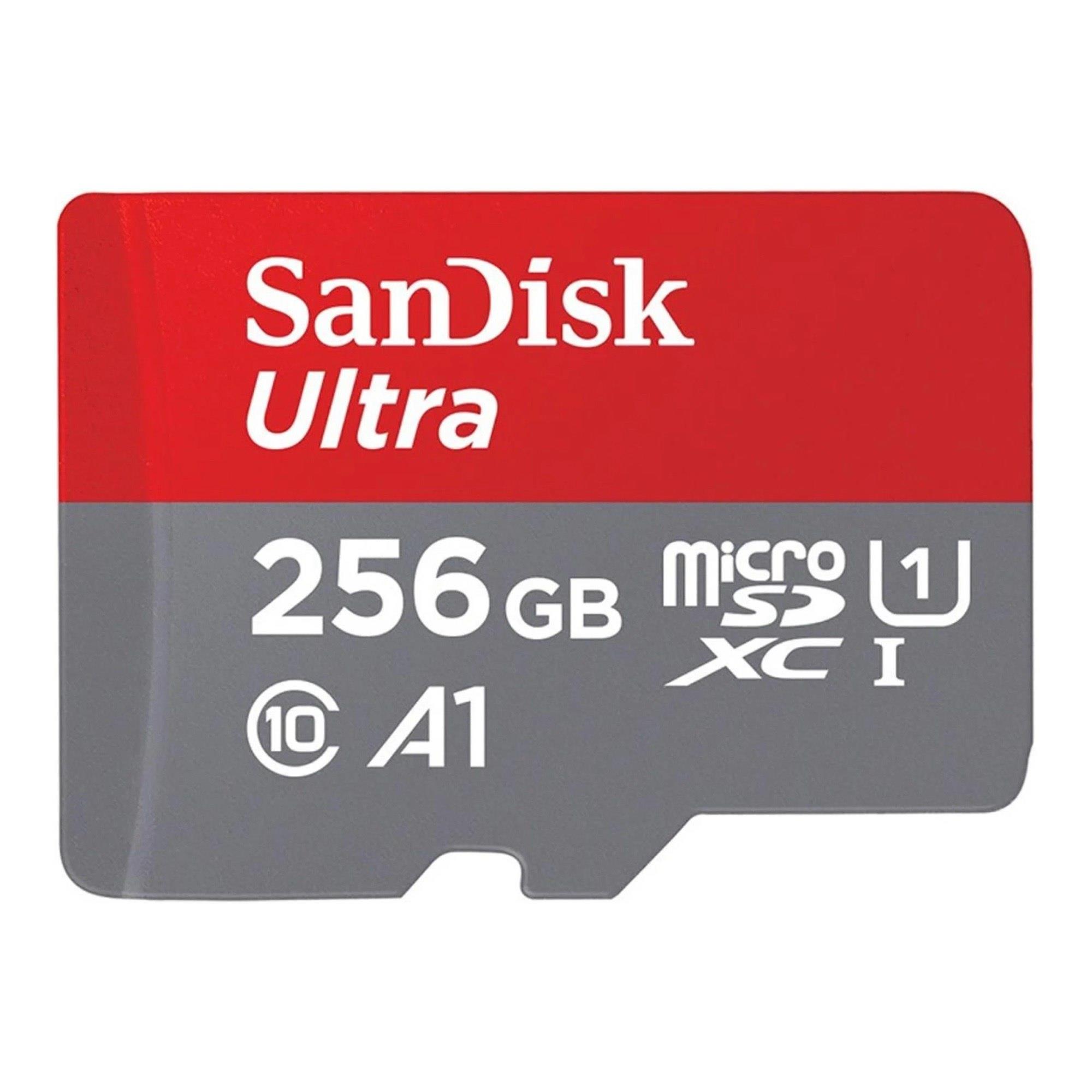 Karta pamięci microSDXC SanDisk Ultra 256GB 150MB/s UHS-I A1 U1 C10 + adapter